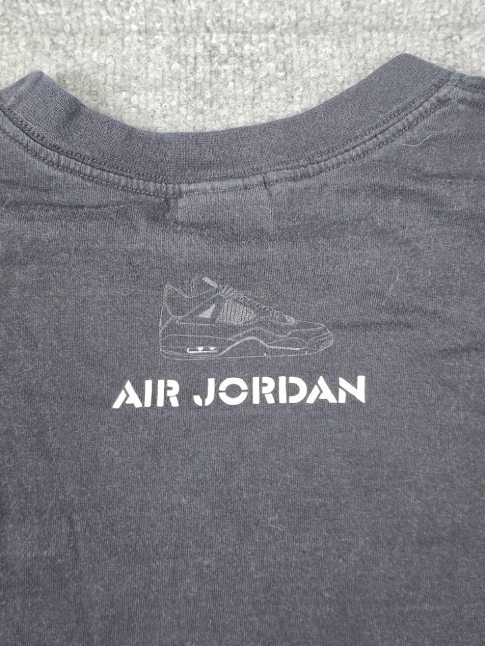Vintage Nike Air Jordan 4 Black Cat 1989 Flight T-Shirt Mens XL Great Condition